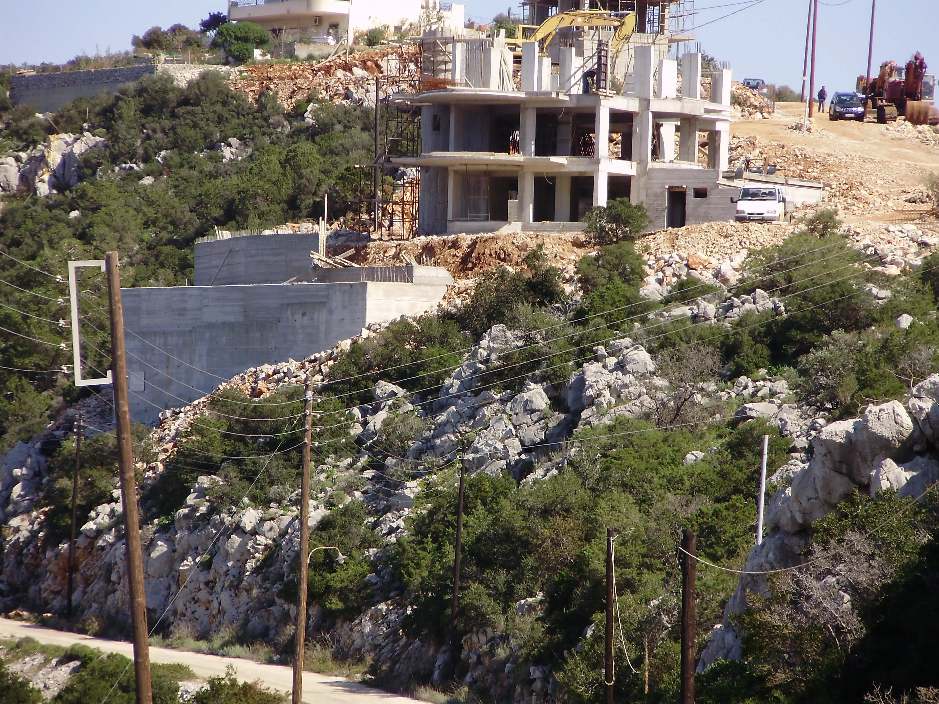 Σκυροδέτηση φέροντος οργανισμού - Αμόνι